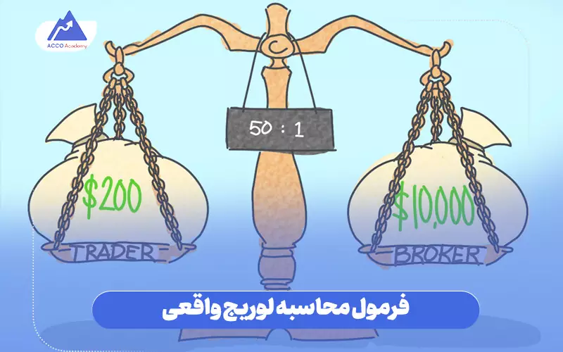 فرمول محاسبه لوریج واقعی